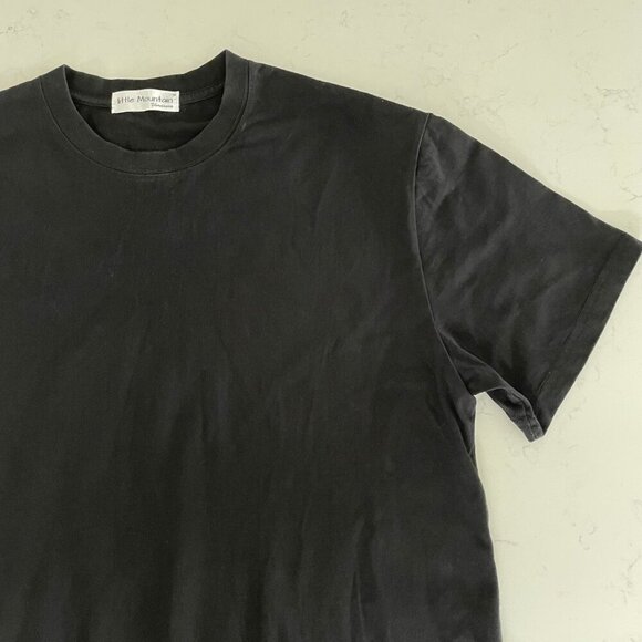little Mountain Vancouver Lennon 100% Cotton SS Crew Nk T Shirt Black Sz M NWOT - Picture 3 of 8